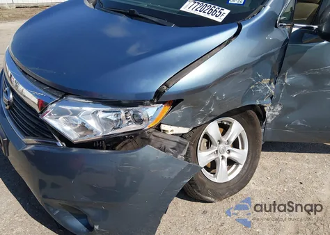 2013 Nissan Quest Sv z USA, uszkodzony, nr VIN JN8AE2KPXD9061499